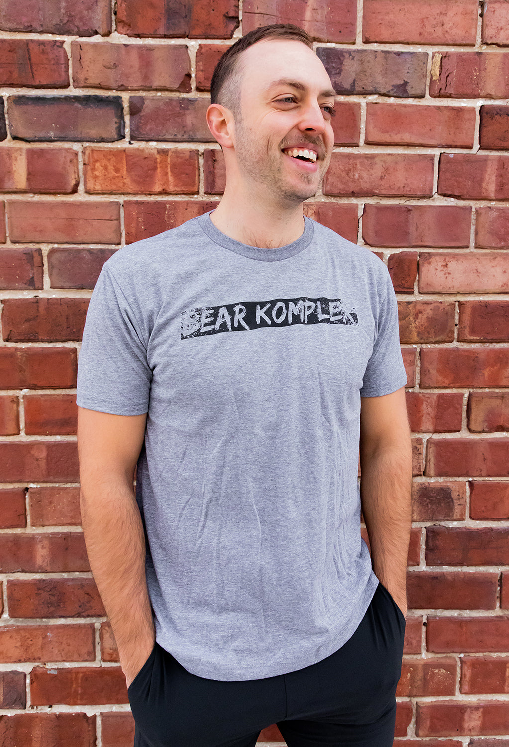 Silver Brushed Logo T-Shirt