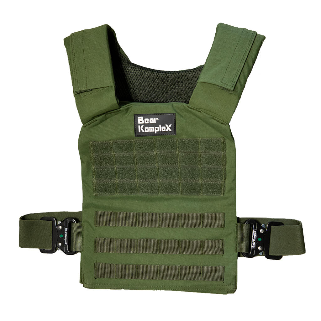 Bear KompleX Training Vest Plate Carrier green vest front view