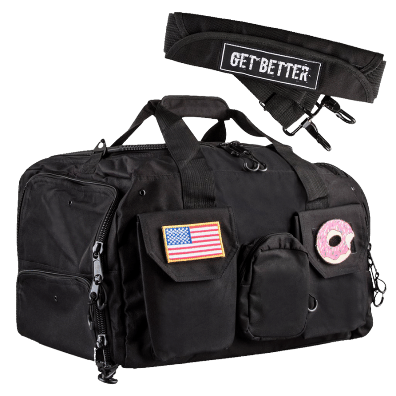 Black Gym Bag | Designer Duffle Bag for Travel & Gym – colette by colette  hayman