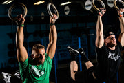 Working out using 3 Hole Hand Grips