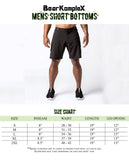 Black Casual Shorts sizing guide