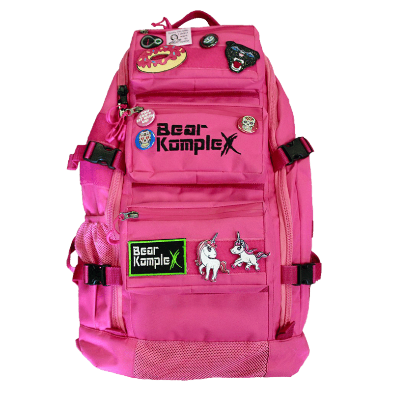 Mini Military backpack - pink