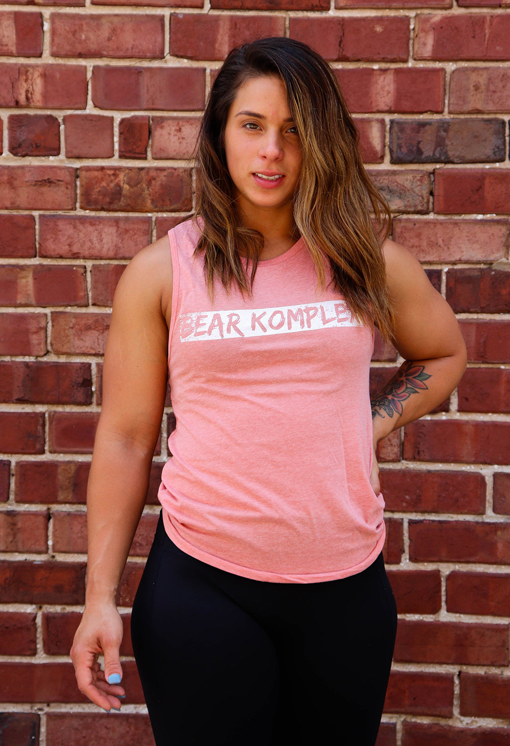 Sunset Brushed Logo Tank