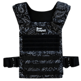 Black Paisley Training Vest Plate Carrier
