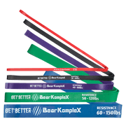 Bear KompleX Resistance Bands Red Black Purple Green and Blue