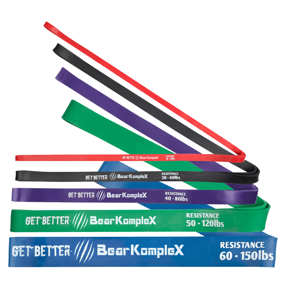 Bear KompleX Resistance Bands Red Black Purple Green and Blue