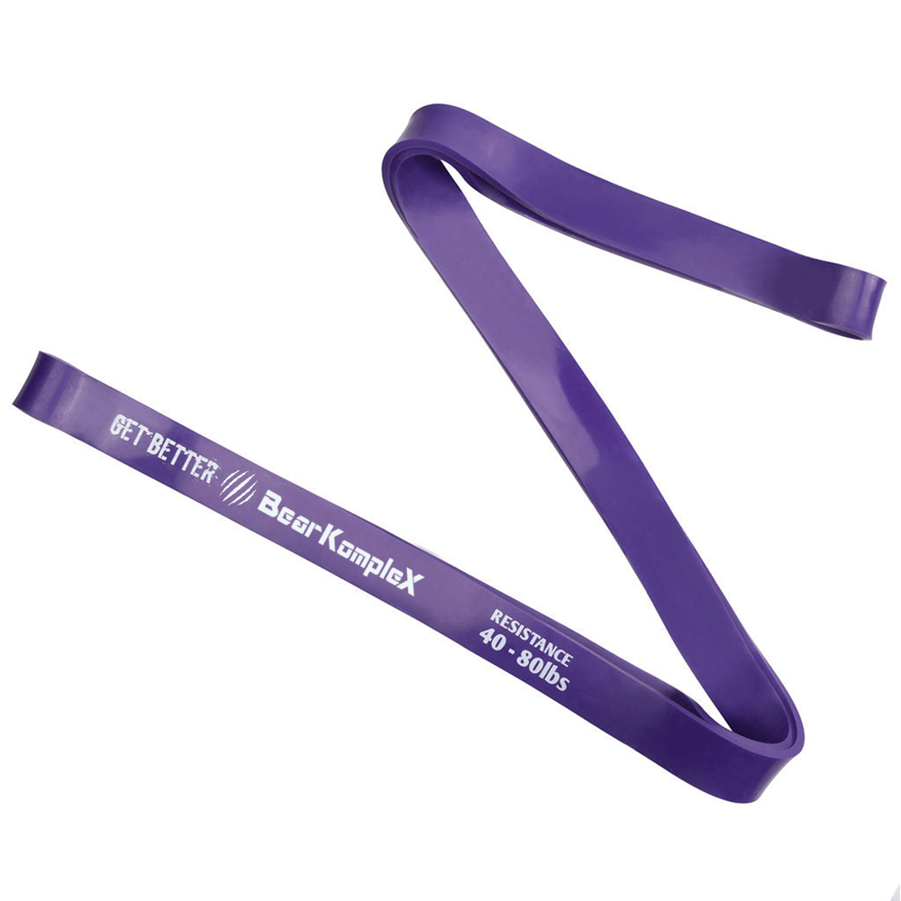 Purple exercise discount band
