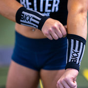 Putting on BKX Wristbands