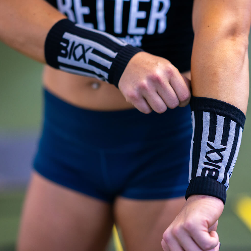 Putting on BKX Wristbands