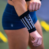 Adjusting BKX Wristbands on forearms
