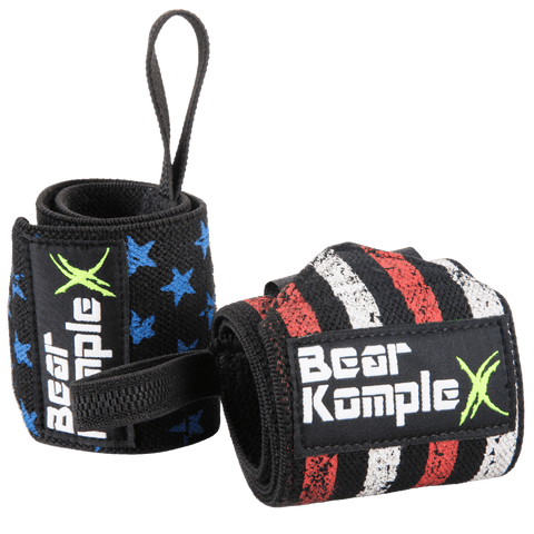 Bear KompleX Wrist Wraps stars and stripes