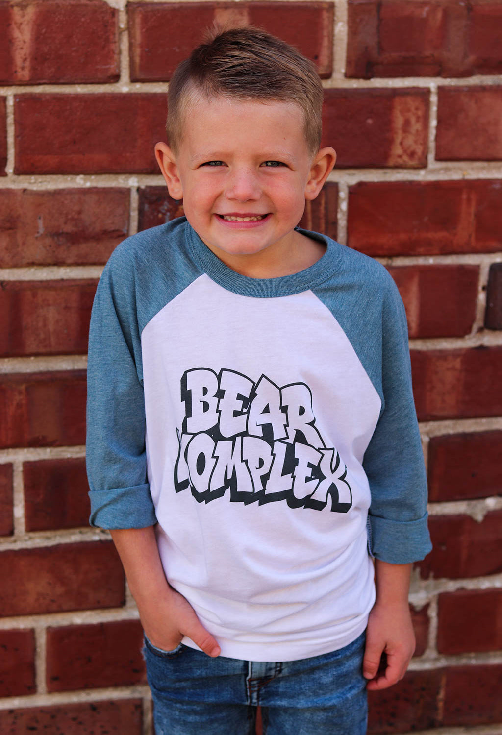 Unisex Youth 3/4-Sleeve Baseball T-Shirt