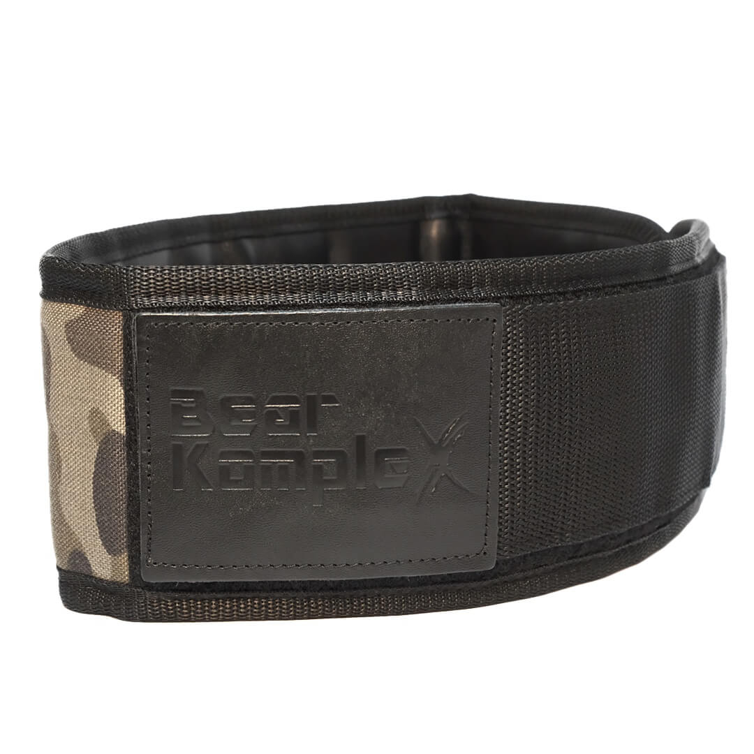 Bear KompleX "APEX" Premium Leather Weight Lifting Camo Belt