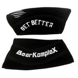 Bear KompleX Knee Sleeves - Black Showing logo