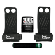 2 hole black suede grips