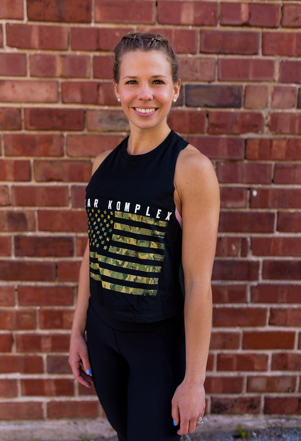 Patriot Series Tank - Camo Flag