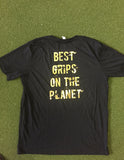 Black and Gold Shirt back view