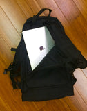 Showing laptop in the bag