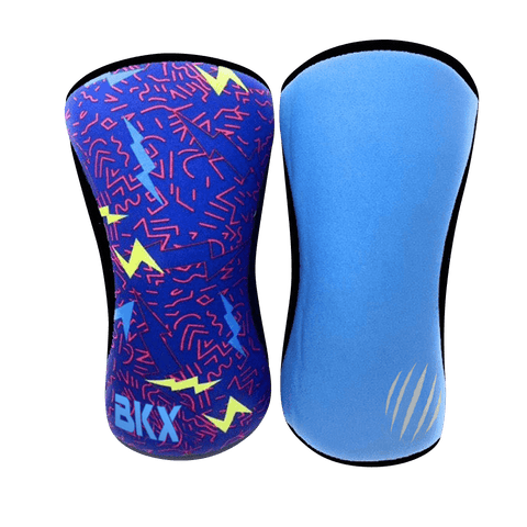 Bear KompleX Knee Sleeves - Lightning with REVERSIBLE Blue