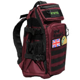 Commuter Series- Backpack - maroon side view