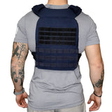 man wearing Bear KompleX Training Vest Plate Carrier back view