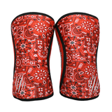Bear KompleX Knee Sleeves - Red Bandana Side