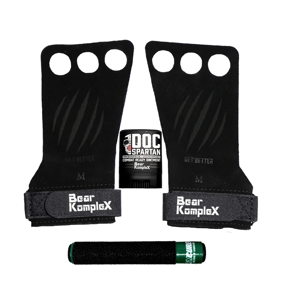 3 hole black grips
