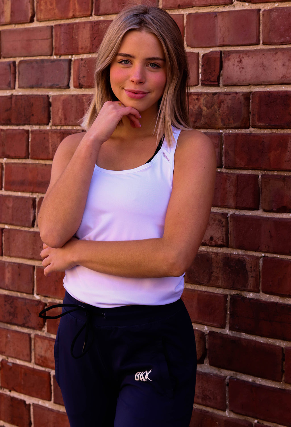 White-Out Mesh Racerback Tank